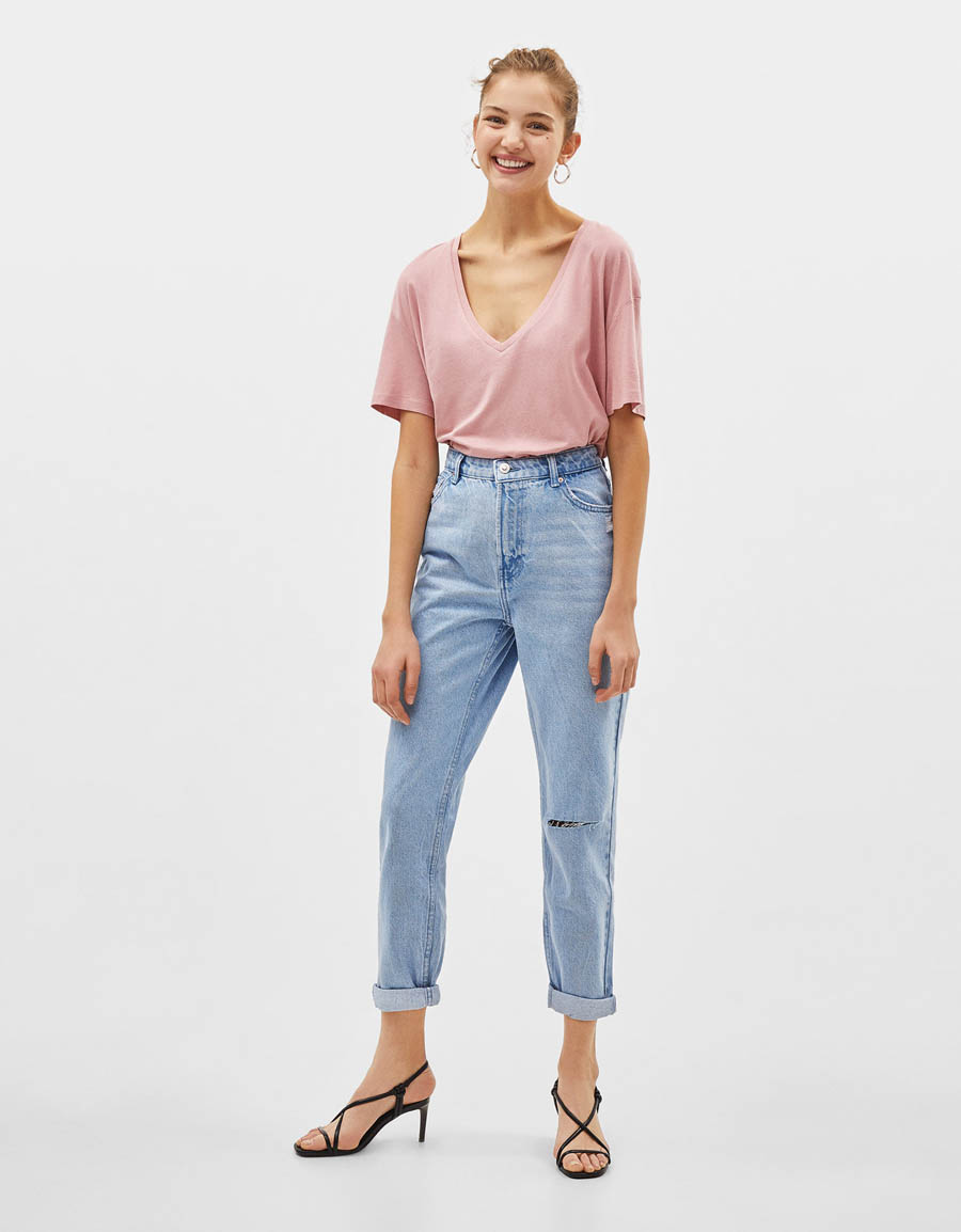 Light Blue Mom Fit Jeans